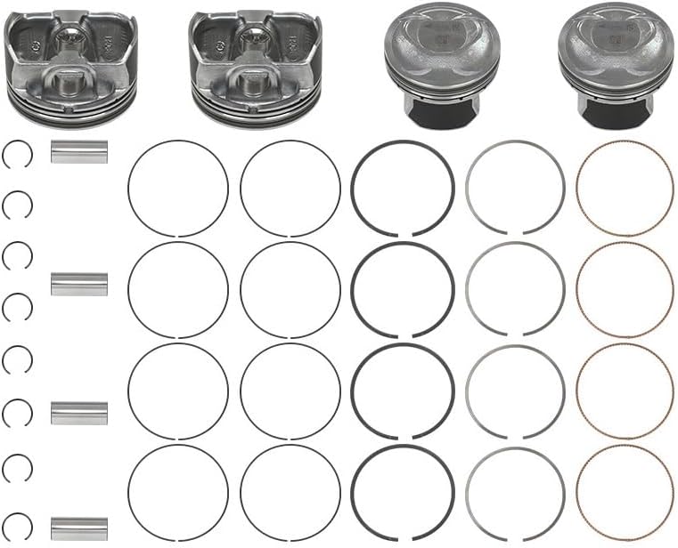 GOIPKO 23040-2G500 Engine Piston Kit with Pin and Snap Ring Oversize + 0.50MM Fit for Hyundai Sonata Kia Sorento Optima 2.4L 2011-2019 Replace# 23410-2G500, 23040-2G510 - Image 4